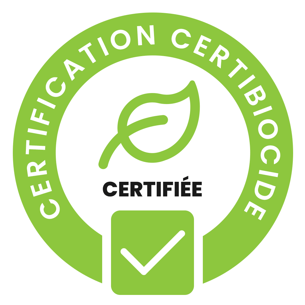 Logo de la certification Certibiocide pour les professionnels utilisant des produits biocides