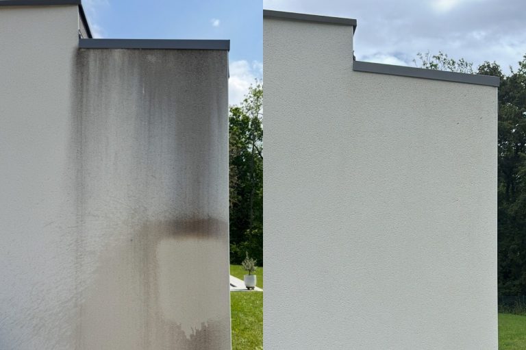Service de nettoyage haute pression pour éliminer les salissures, graisses et dépôts tenaces sur toutes surfaces extérieures en Haute-Savoie